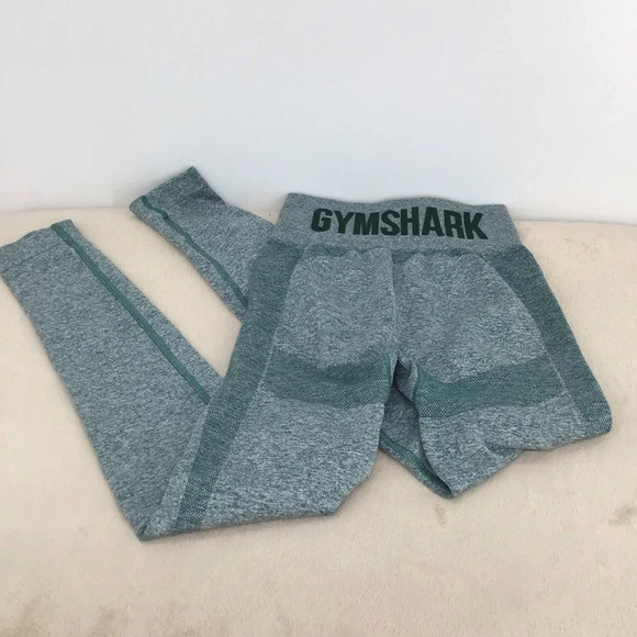 GymShark Women’s Athletics Leggings Workout Running Pilates Green Size XS - Picture 3 of 6